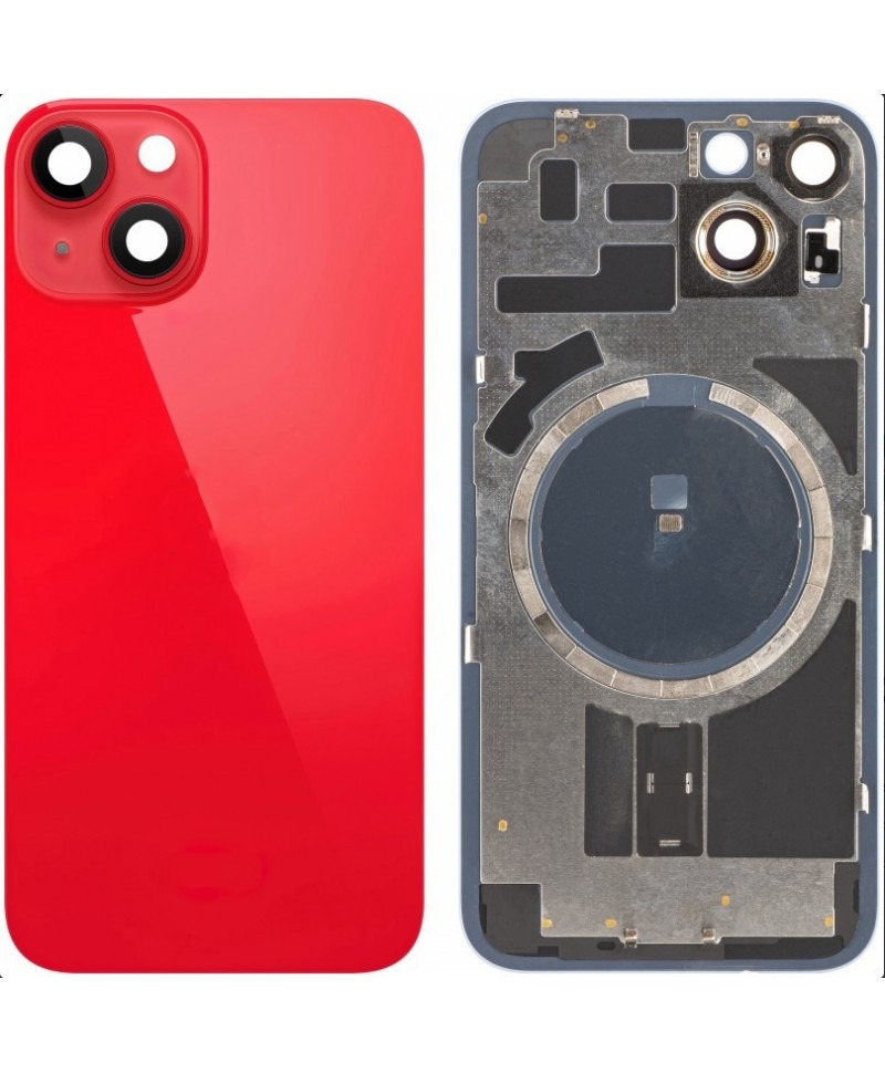 Capac Baterie iPhone 14 Rosu Complet Cu Rama