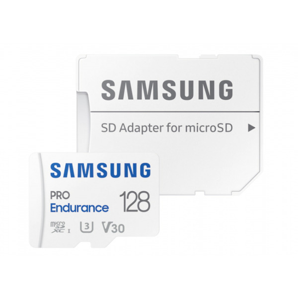 Card Memorie microSDXC Samsung PRO Endurance, 128Gb, Clasa 10 / UHS-1 U3, Cu Adaptor MB-MJ128KA/EU