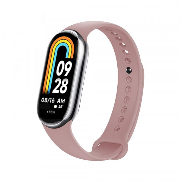 Curea Fixed Silicone pentru Xiaomi Smart Band 9 / 8, Roz