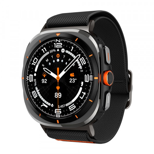 Curea Spigen Fit Lite pentru Samsung Galaxy Watch Ultra, Neagra AMP08772