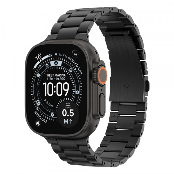 Curea Spigen Modern Fit pentru Apple Watch 49mm / 46mm / 45mm / 44mm / 42mm Series, Neagra AMP11577