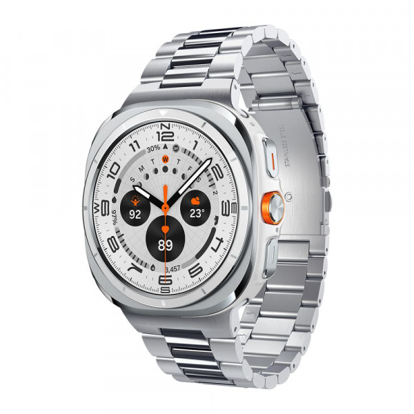 Curea Spigen Modern Fit pentru Samsung Galaxy Watch Ultra Series, Argintie AMP08823