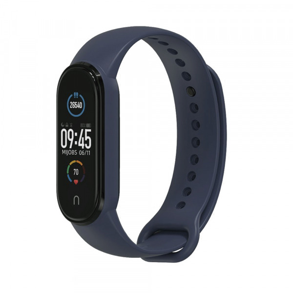 Curea Techsuit W013 pentru Xiaomi Band / Amazfit Band Series, Albastra Inchis
