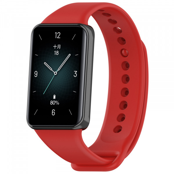 Curea Techsuit W014 pentru Honor Band 9, Rosie