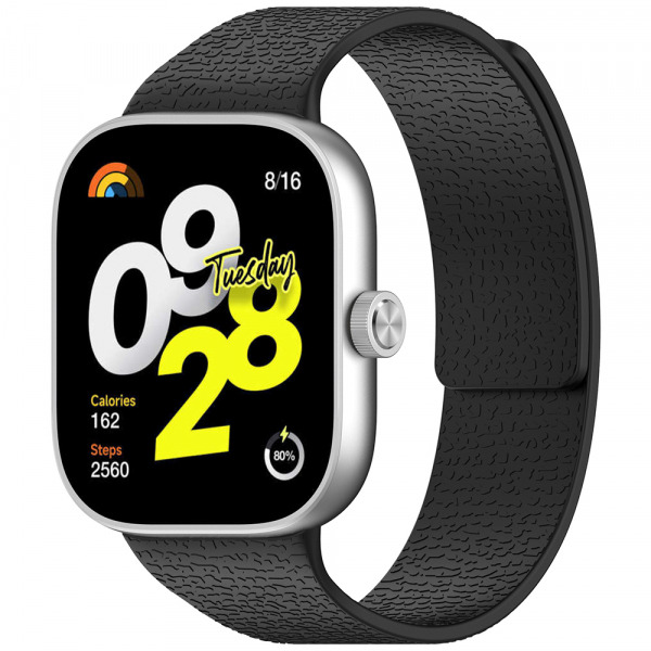 Curea Techsuit W016 pentru Xiaomi Smart Band / Watch Series, Neagra
