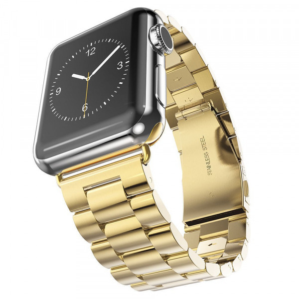 Curea Techsuit W036 pentru Apple Watch 42mm / 41mm / 40mm / 38mm Series, Aurie