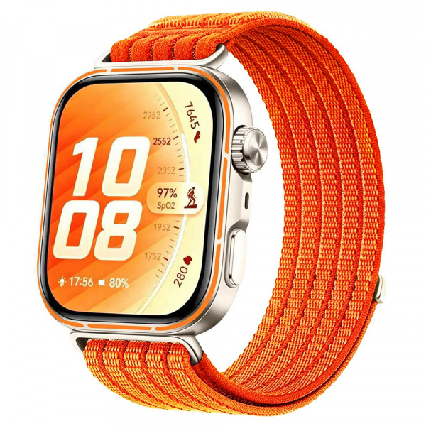 Curea Techsuit W085 pentru Huawei Watch Fit 5, Portocalie