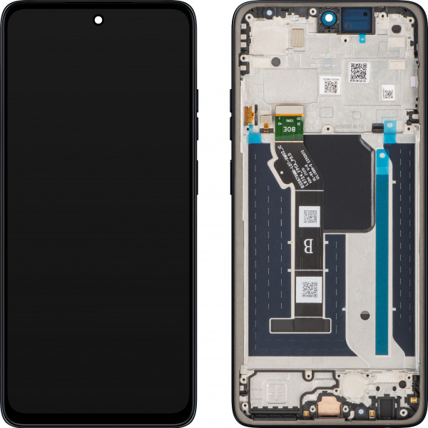 Display cu Touchscreen Motorola Moto G56, cu Rama, Bleumarin (Black Oyster), Service Pack 5D68C30208
