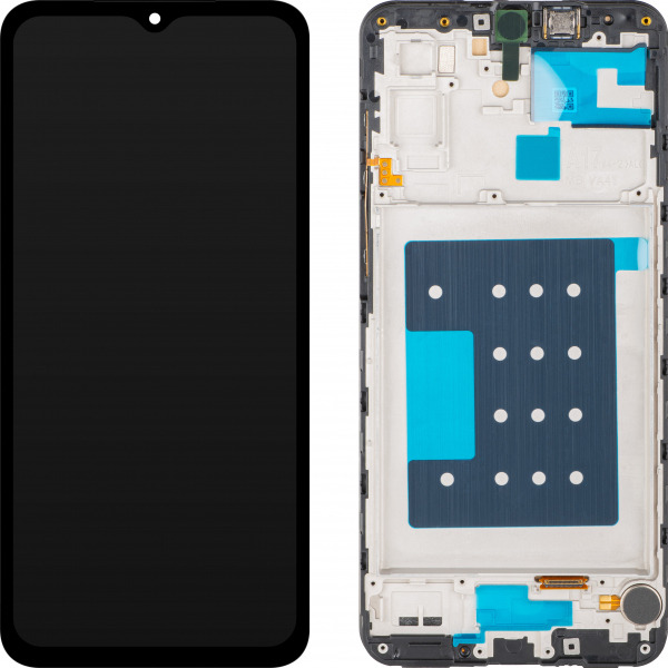 Display cu Touchscreen MP compatibil cu Samsung Galaxy A17 5G, cu Rama, Negru