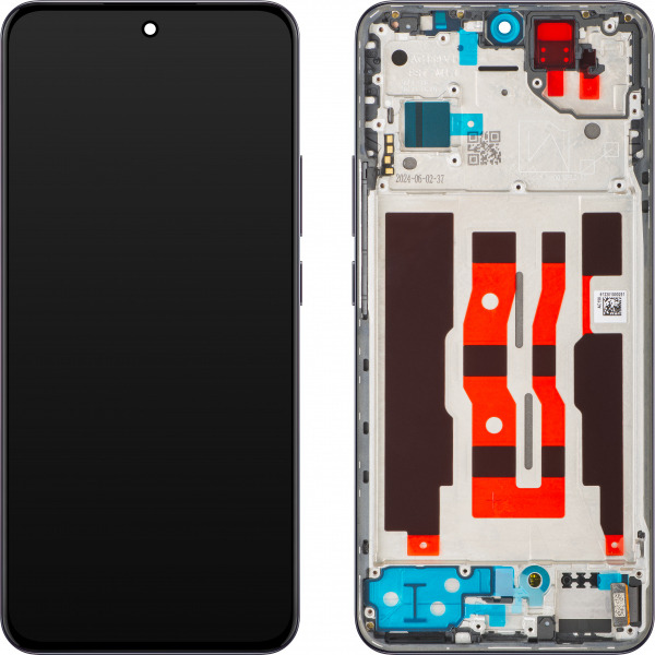 Display cu Touchscreen Oppo Reno12, cu Rama, Negru (Matte Brown), Service Pack 621029000231