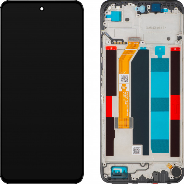 Display cu Touchscreen Realme C71, cu Rama, Negru, Service Pack 621029000577