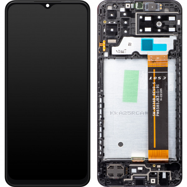 Display cu Touchscreen Samsung Galaxy A13 A137, cu Rama, Negru, Service Pack GH82-29228A