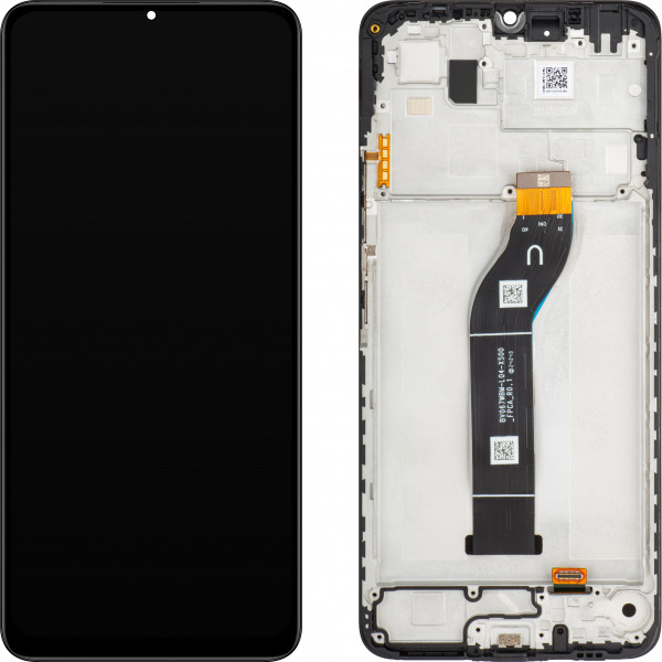 Display cu Touchscreen Xiaomi Poco C65 / Redmi 13C, cu Rama, Negru, Service Pack 560002C3UA00