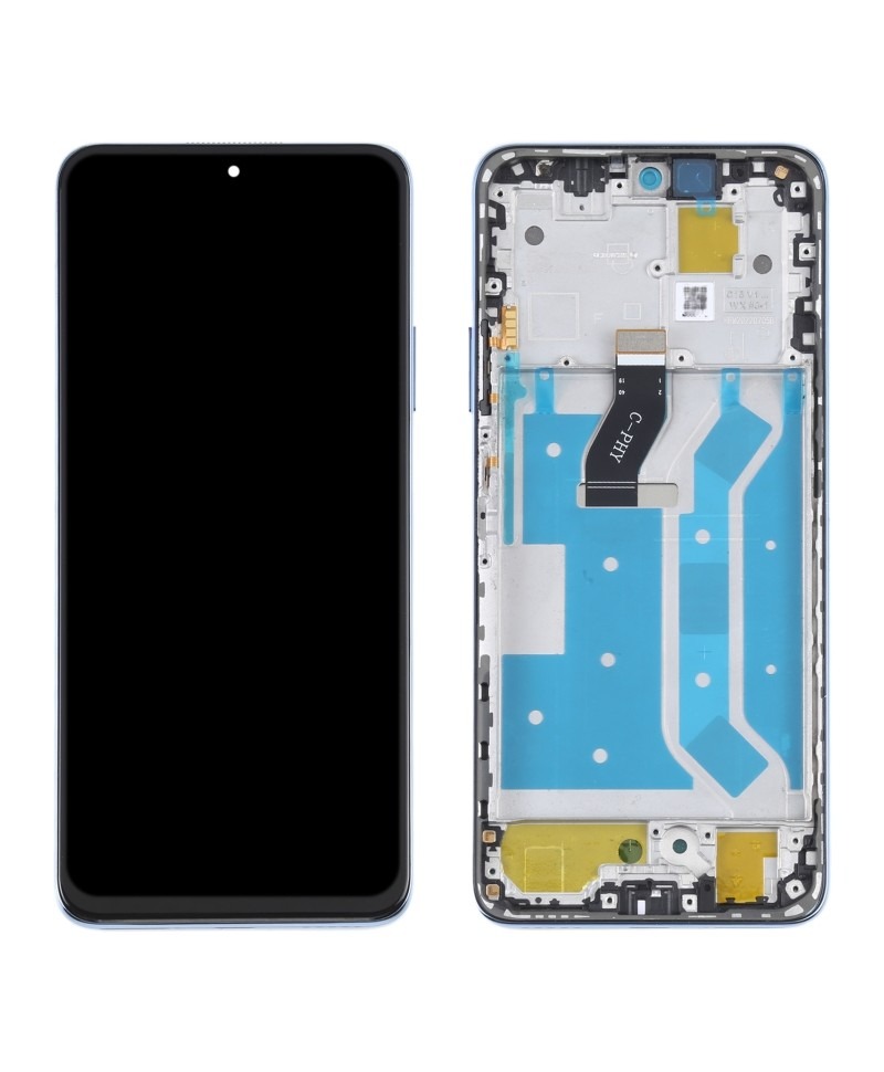 Ecran LCD Display cu Rama Huawei Nova Y90, CTR-LX2, CTR-LX1, CTR-LX3 Albastru