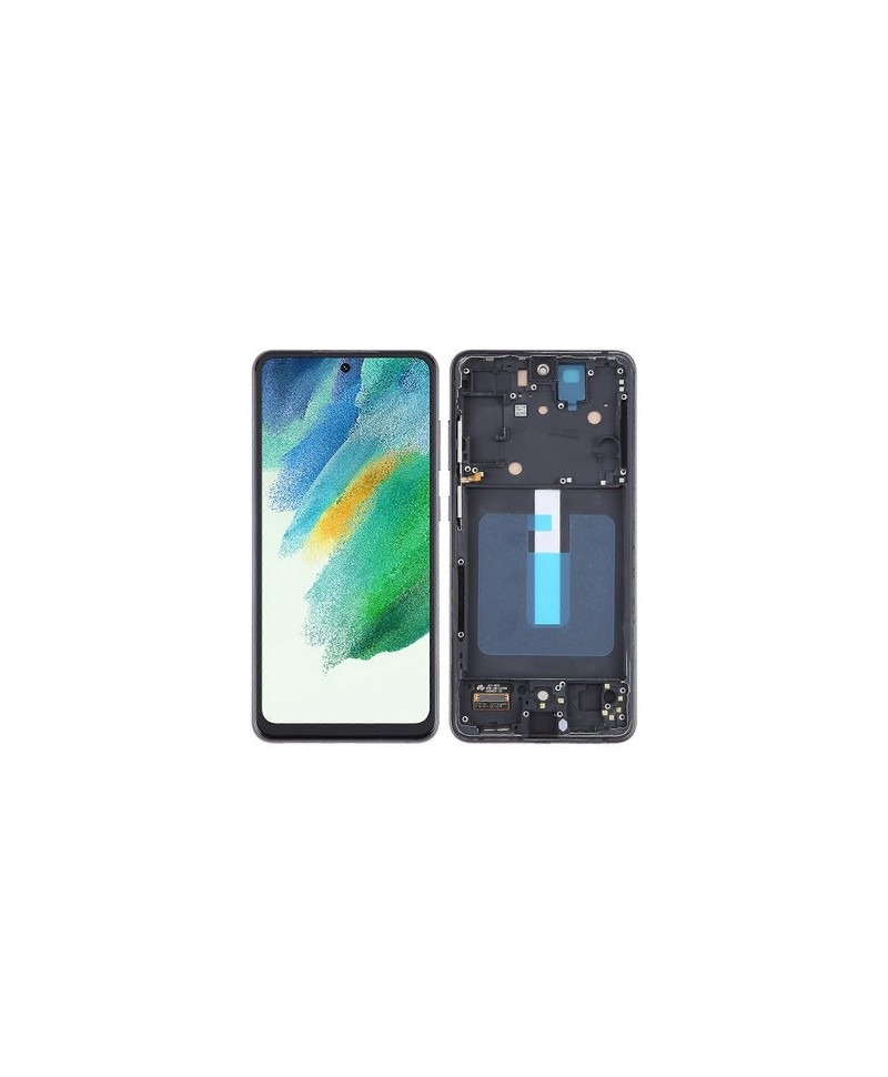 Ecran LCD Display OLED Samsung Galaxy S21 FE, G990 Cu Rama Negru
