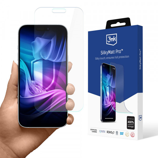 Folie de protectie Ecran Matte 3MK Silky Pro pentru Apple 17 Pro Max, Plastic
