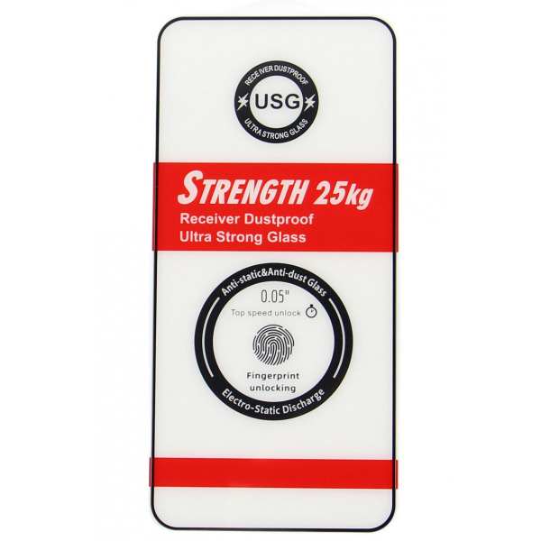 Folie de protectie Ecran OEM Ultra Strong 25KG pentru Samsung Galaxy S24 S921, Sticla Securizata, Full Glue, 2.5D, Neagra