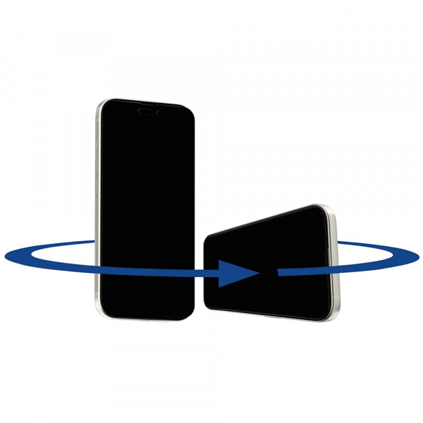 Folie de protectie Ecran Privacy Anank 1X Reinforced 360 pentru Apple iPhone 16 Pro, Sticla Securizata, Full Glue, 2.5D