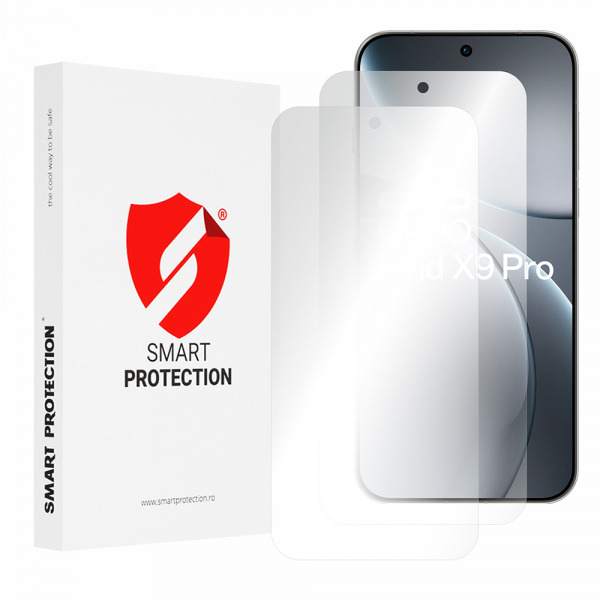 Folie de protectie Ecran Smart Protection Premium Classic pentru Oppo Find X9 Pro, Plastic, Set 2 bucati