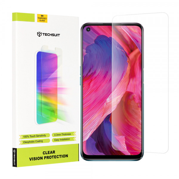 Folie de protectie Ecran Techsuit Clear Vision pentru OnePlus Nord N200 5G / A74 5G / A54 5G, Sticla Securizata, Full Glue