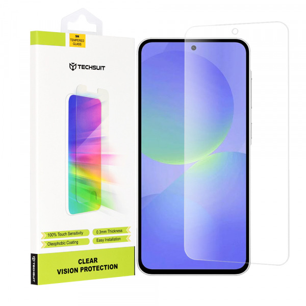 Folie de protectie Ecran Techsuit Clear Vision pentru Samsung Galaxy M56 M566 / A56 A566 / A36 A366, Sticla Securizata, Full Glue