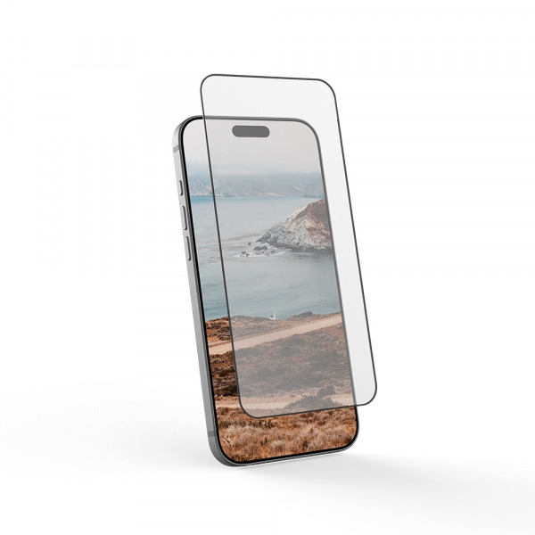 Folie de protectie Ecran Urban Armor Gear Shield pentru Apple iPhone 17 Pro Max, Sticla Securizata, Full Glue, Neagra