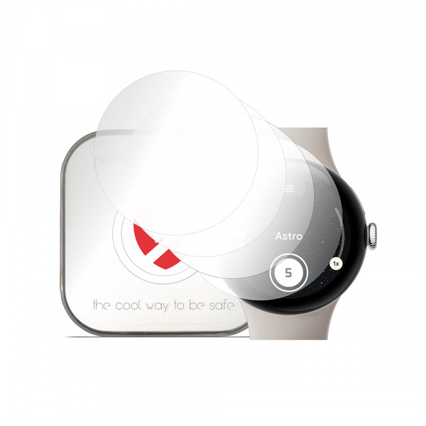 Folie Protectie Smart Protection Premium Classic pentru Google Pixel Watch 4 45mm, Set 4 bucati, Plastic