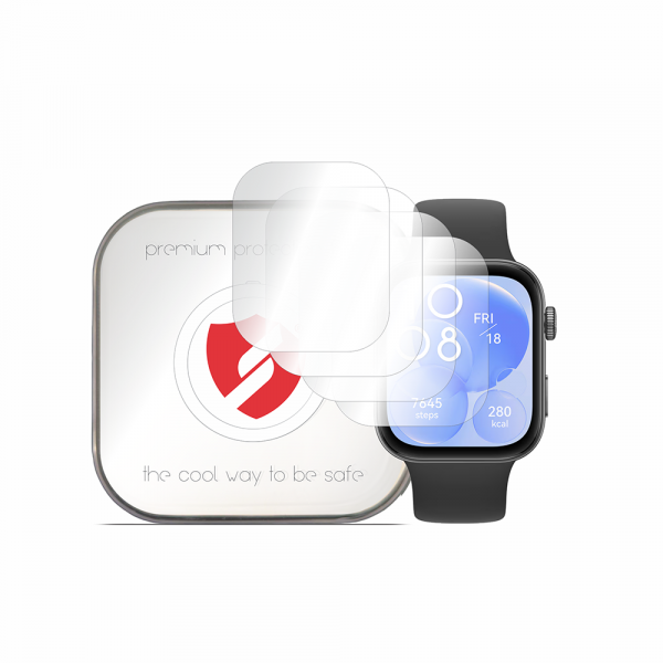 Folie Protectie Smart Protection Premium Classic pentru Huawei Watch Fit 4 / Fit 3, Set 4 bucati, Plastic
