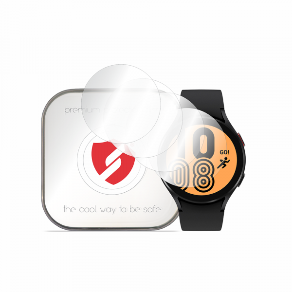 Folie Protectie Smart Protection Premium Classic pentru Samsung Galaxy Watch4 44mm, Set 4 bucati, Plastic