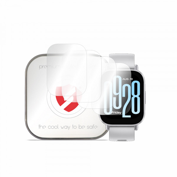Folie Protectie Smart Protection Premium Classic pentru Xiaomi Redmi Watch 5 Active, Set 4 bucati, Plastic
