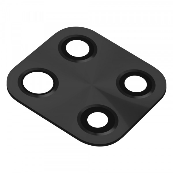Geam Camera Spate Xiaomi Redmi 10C, Negru