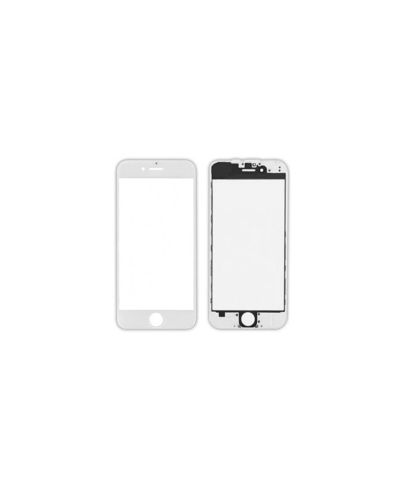Geam cu Rama + OCA Apple Iphone 6S Plus Alb