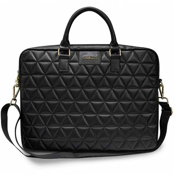 Geanta Guess Quilted pentru Laptop 15inch, Neagra
