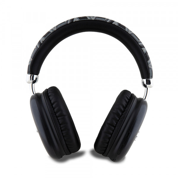 Handsfree Bluetooth Guess GCube Metallic Script Logo, A2DP, Negru