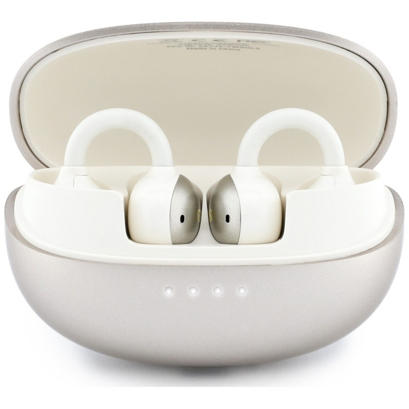Handsfree Bluetooth Guess Metalic Finish Electropated Parts Classic, TWS, Auriu