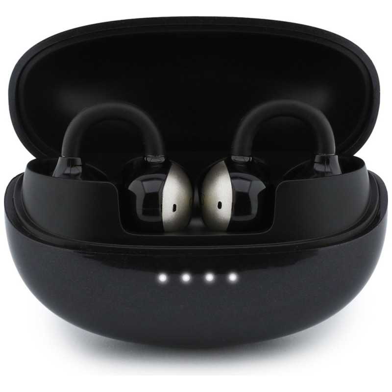 Handsfree Bluetooth Guess Metalic Finish Electropated Parts Classic, TWS, Negru