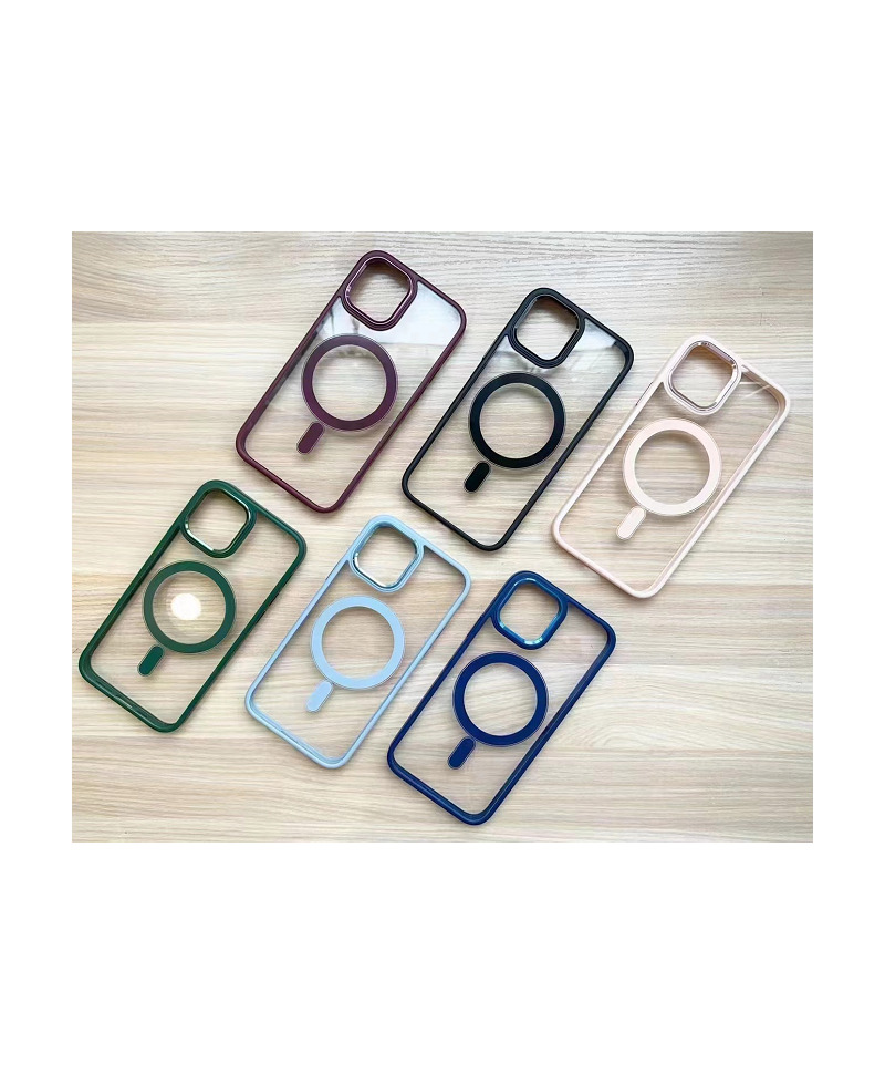 Husa Clear Magnetic Case Apple iPhone 13 Pro Max Visiniu