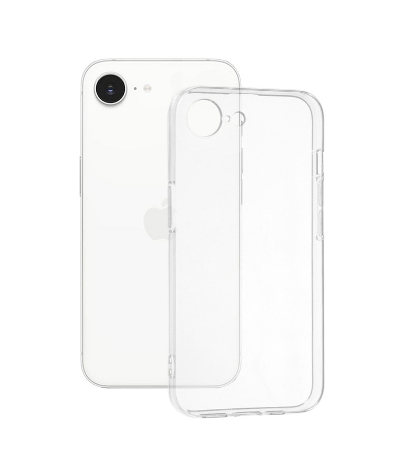 Husa Clear Silicon iPhone 16e, iPhone 17e Transparenta