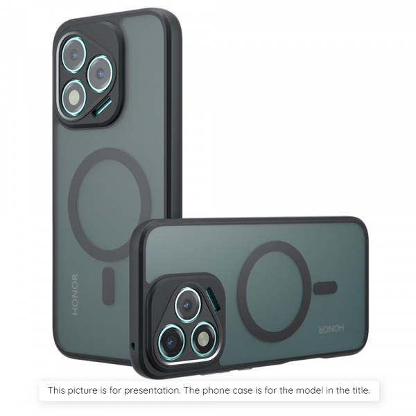Husa MagSafe pentru Apple iPhone 11 Pro, Techsuit, PureFrost, Neagra Satinata