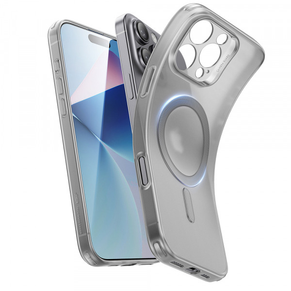 Husa MagSafe pentru Apple iPhone 16 Pro Max, ESR, Zero, Gri Satinata