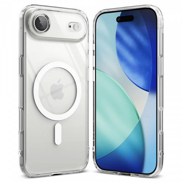 Husa MagSafe pentru Apple iPhone 17 Air, Ringke, Fusion, Transparenta
