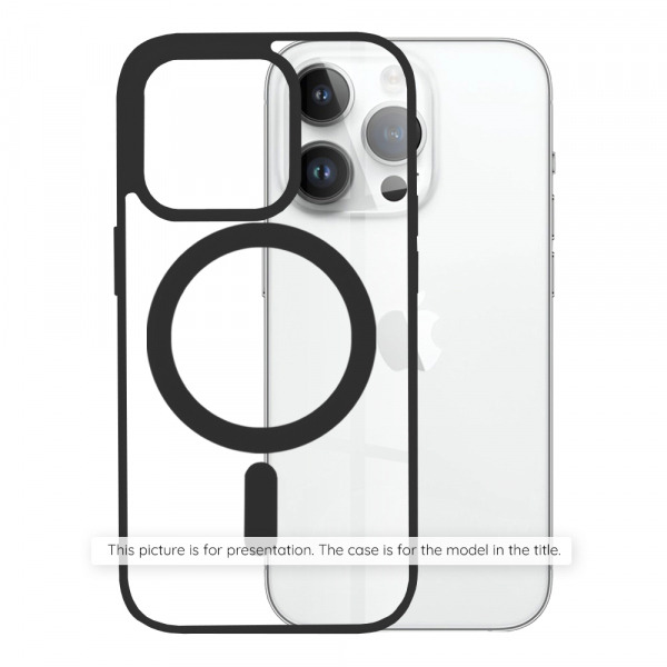 Husa MagSafe pentru Apple iPhone 18 Pro / 17 Pro, Techsuit, Pro, Neagra