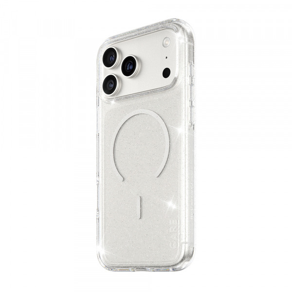 Husa MagSafe pentru Apple iPhone 17 Pro, PanzerGlass, Care Urban Explorer Star Lit, Transparenta Alba