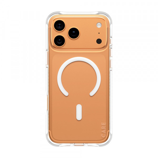 Husa MagSafe pentru Apple iPhone 17 Pro Max, PanzerGlass, Care Fashionable, Transparenta Alba