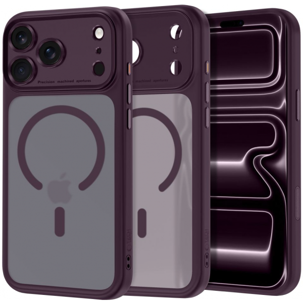 Husa MagSafe pentru Apple iPhone 18 Pro Max / 17 Pro Max, Tech-Protect, MagPeak CC, Visinie Mata