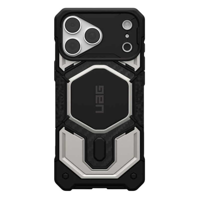 Husa MagSafe pentru Apple iPhone 18 Pro Max / 17 Pro Max, Urban Armor Gear, Monarch Pro, Gri