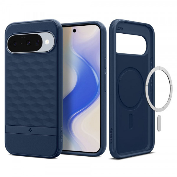 Husa MagSafe pentru Google Pixel 10 Pro / 10, Spigen, Caseology Parallax, Albastra ACS09710