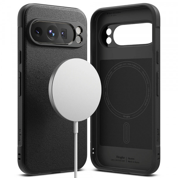 Husa MagSafe pentru Google Pixel 9 Pro, Ringke, Onyx, Neagra