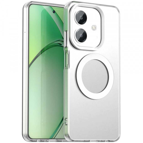 Husa MagSafe pentru Oppo A3 4G / A3 5G, Techsuit, CandyCase, Alba