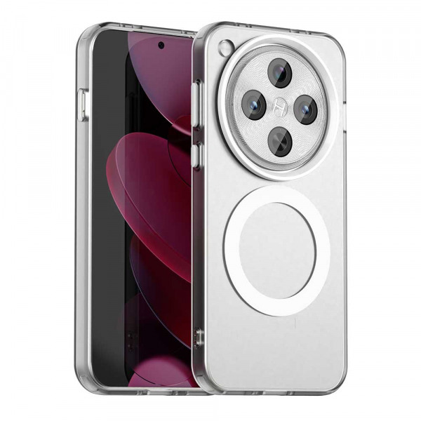 Husa MagSafe pentru Oppo Find X8 Pro, Techsuit, CandyCase, Alba